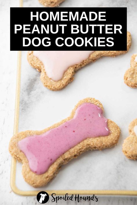 Iced Dog Treats, Peanut Butter Icing For Dogs, Homemade Dog Cookies With Icing, Dog Safe Cookies, Dog Cookie Frosting Recipe, Dog Safe Frosting Recipes, Frosting For Dog Treats, Dog Cookies With Icing, Dog Icing Recipe