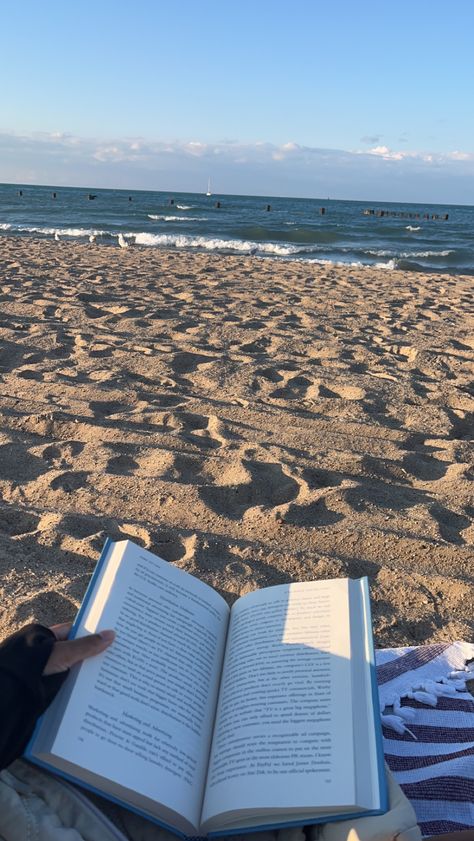 north ave beach in chicago, il Reading On The Beach, Beach Chicago, Chicago Beach, Chicago Trip, Chicago Summer, Hollywood Beach, Chicago Travel, Insta Feed, Windy City