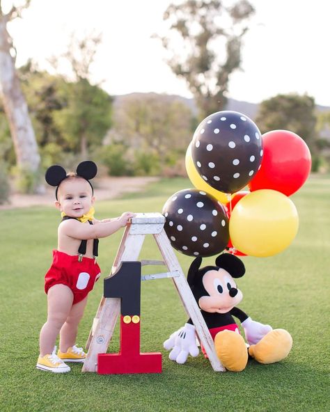 Mickey Mouse First Birthday | Mickey Cake Smash | Mickey mouse birthday | Mickey mouse photoshoot | Mickey 1 yr | First birthday Mickey Mouse www.shannonleephotography.com Vom Avea Un Copil, Mickey Mouse Theme Party, Mickey Mouse Birthday Theme, Miki Fare, Mickey Mouse Birthday Decorations, Mickey Cake, Mickey First Birthday, Mickey 1st Birthdays, Mickey Mouse Birthday Cake