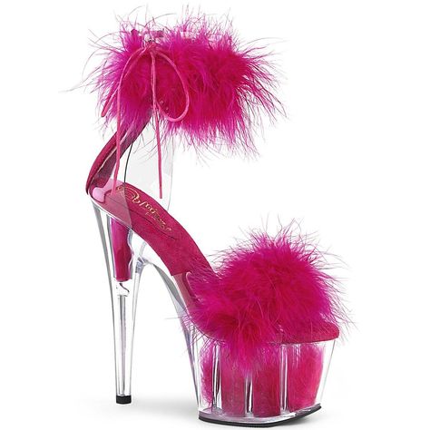 7 Inch Heels, Neon Heels, Crotch Boots, Pleaser Shoes, Nightclub Party, Light Up Shoes, Party Heels, Pink Fur, Corsets And Bustiers