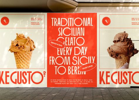 Ice Creamery, Visual Identity System, Ice Cream Brands, Brand Symbols, Italian Ice, Plakat Design, Brand Identity Design, Identity Design, Visual Identity