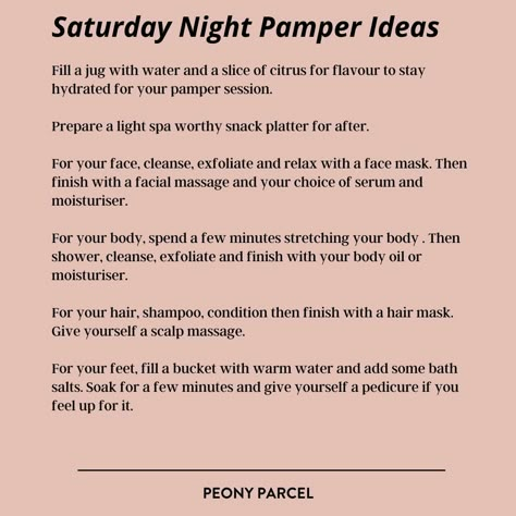 Self care tips, self care ideas, pamper ideas, spa ideas, home spa ideas, iso tips Pamper Myself Ideas, Pamper Session, Saturday Self Care Routine, Friday Night Self Care, Pamper Yourself Ideas, Saturday Reset Routine, Saturday Self Care, Pamper Night Routine, Saturday Reset