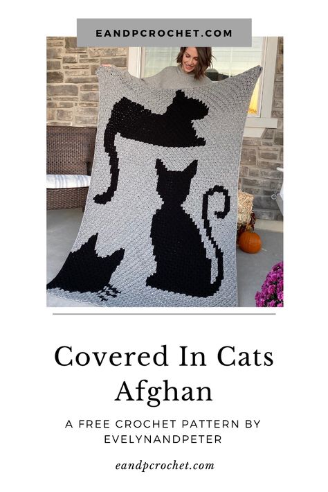 You searched for c2c blanket - Evelyn And Peter Crochet Cats Afghan, Cat Afghan, Motivi Afgani, Ravelry Free, Gato Crochet, Kat Haken, Crochet Shark, Graph Crochet, Crochet Geek