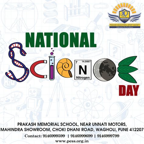 Science shows us truth and beauty and fills each day with a fresh wonder of the exquisite order which governs our world.   "National Science Day" is commemorated in   the honors of Sir C. V. Raman for his legacy, who discovered Raman effect on 28th Feb. 1928.           #PESS #Scienceday #NationalScienceday #Thoughtoftheday #Nationality #Scientific #science #invention #happyscienceday #creativity #knowledge #knowledgeday #cvraman #birthanniversary #Resoning National Science Day Creatives, Raman Effect, C V Raman, National Science Day, Science Day, School Bulletin Boards, National Day, Thought Of The Day, Our World