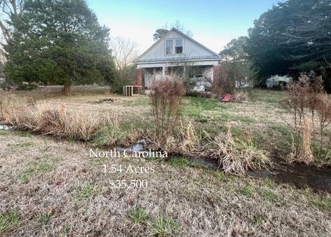 c.1930 North Carolina Fixer Upper Farmhouse For Sale on 1.54 Acres Under $36K - 75 Min To Ocean Beaches - Old Houses Under $50K Fixer Upper Farmhouse, Tongue And Groove Ceiling, Atlantic Beach, Old Farmhouse, Keller Williams Realty, Build Your Dream Home, Fixer Upper, Ocean Beach, Virtual Tour