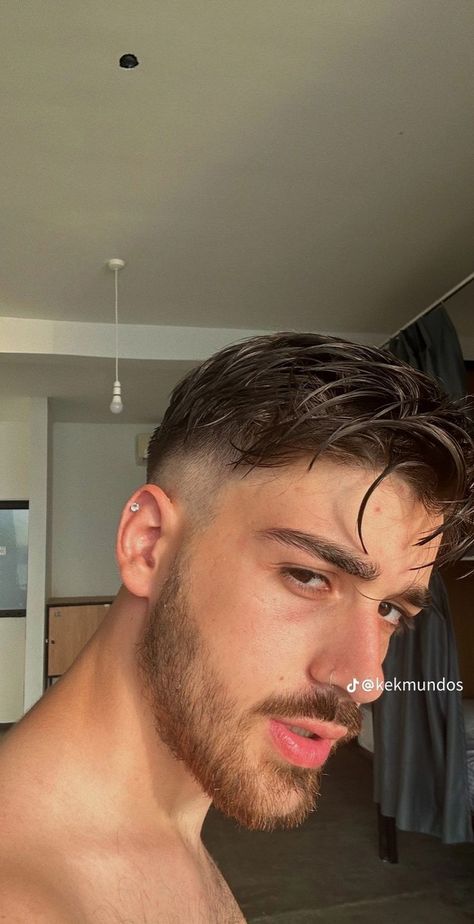 Top 50 Trendy & Cool Men's Fade Haircuts: Detailed Gallery | 50 Best Fade Haircuts for Men (Detailed Gallery) | Aesthetic Hairstyles For Men Oblong Hairstyles Men, Short Middle Part Hair Men, Men Haircut Medium, Men's Undercut, Men's Long Hair, Very Short Hair Men, Men Fade Haircut Short, Best Fade Haircuts, Fade Haircuts For Men