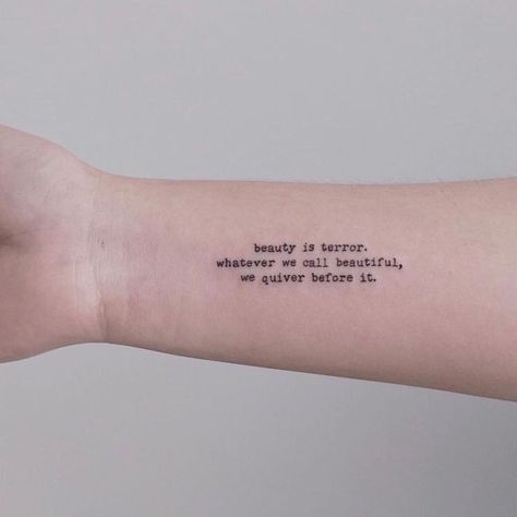 Poetry Tattoos, Poetry Tattoo, Small Poetry, Poem Tattoo, Lyric Tattoos, Skeleton Hand Tattoo, Semicolon Tattoo, Text Tattoo, Bff Tattoos