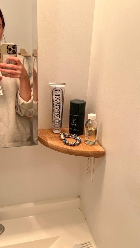 washroom aesthetic, marvis toothpaste, salt and stone deodorant, youth to the people cleanser, skin care Salt And Stone Aesthetic, Youth To The People Aesthetic, Marvis Toothpaste Aesthetic, Toothpaste Aesthetic, Youth To The People Cleanser, Salt And Stone, Marvis Toothpaste, Youth To The People, Dorm Inspo