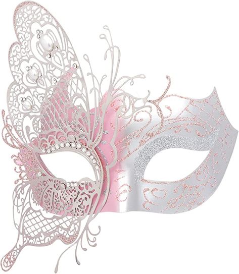 Amazon.com: Coddsmz Mysterious Venetian Butterfly Shiny Butterfly Lady Masquerade Halloween Mardi Gras Party Mask : Clothing, Shoes & Jewelry Butterfly Masquerade Mask, Masquerade Halloween Party, Masquerade Mask Diy, Shiny Butterfly, Couples Masquerade Masks, Butterfly Lady, Wedding Mask, Masquerade Halloween, Butterfly Mask