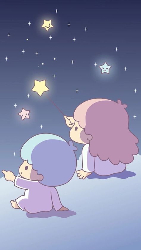 Little Twin Stars Sanrio Pastel Kawaii iPhone Wallpaper Background Stars Wallpaper Iphone, Twin Stars Wallpaper, Little Twin Stars Wallpaper, Stars Wallpaper, Twin Stars, Little Twin Stars, Wallpaper Iphone, Pastel, Screen