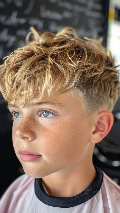 Boys Long On Top Short On Sides Haircut, Short On Sides Long On Top Boys Haircut, Haircut Fades For Boys, Boys Floppy Haircut, Long Top Short Sides Boys Haircut, Hair Cuts For Teenagers Boys, Haircuts For Boys Straight Hair, Boys Back To School Haircut, Boy Longer Haircut