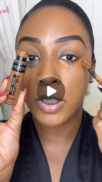 Dark Skin Make Up Tutorial, How To Cover Dark Circles With Makeup, Dark Skin Eye Makeup, Natural Bronze Makeup, Eyeliner Under Eye, Corrector For Dark Circles, Contour For Dark Skin, Colorful Eye Makeup Tutorial, Makeup Dark Skin