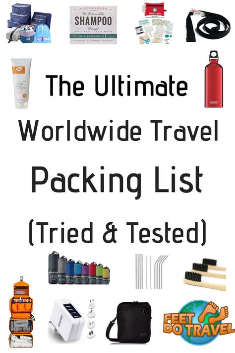 International Travel Tips Packing, Best Items For International Travel, Travel Overseas Tips Packing Lists, Ultimate Travel Packing List, International Packing Tips, Organized Travel Packing, Ultimate Packing List Travel, Travel Essentials International, Packing Lists For Travel