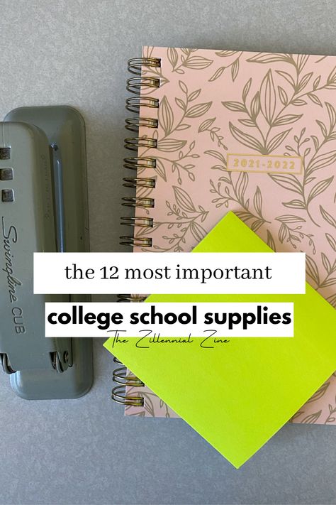 college school supplies college school supply list College Needs School Supplies, Best College Supplies, School Supplies College Aesthetic, Best College School Supplies, College Things To Buy, Freshman College School Supply List, College Class Supplies, College School Supplies Essentials, First Day Of School Essentials