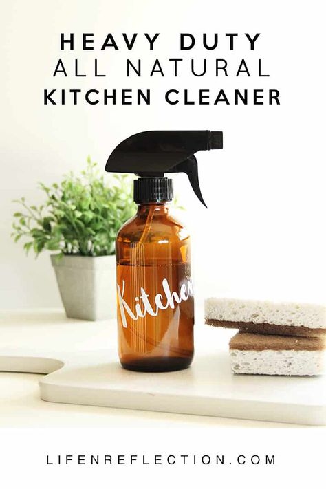 Natural Kitchen Cleaner, Natural Degreaser, Homemade Kitchen Cleaner, Counter Cabinet, Vinegar Cleaner, Clean Baking Pans, Kitchen Spray, Natural Disinfectant, House Products