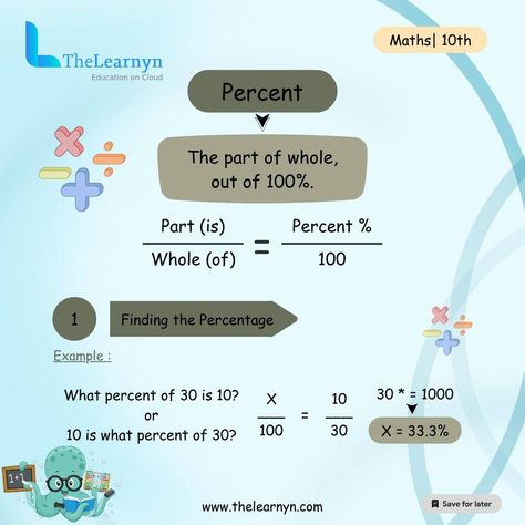 🔢 Mastering Percentages: Unlocking the Magic of Numbers! Are percentages giving you a headache? Fear not! Let's dive into the world of percentages and unveil the secrets behind finding the percentage and percentage change formula. 🔍 Finding the Percentage Formula: Want to know how to calculate the percentage of a number? It's simple! Just multiply the number by the percentage and divide by 100. Voilà! You've got the percentage! 🔄 Percentage Change Formula: Ever wondered how to calculate t... Percentage Of A Number, Percentage Formula, Learning Mathematics, School Study, School Study Tips, Study Notes, Study Tips, Headache, The Magic