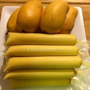 My summer favorite! It's mango season again so time to make some ice candy.    Remember you can replace mango with other fruit desired.  ... Mango Ice Candy, Latik Recipe, Tupig Recipe, Pork Liempo Recipe, Liempo Recipe, Ginisang Sayote, Sotanghon Guisado, Pastillas Recipe, Ice Candy Recipe