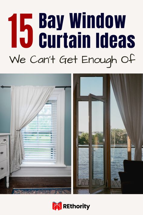 Are you looking for a way to brighten up your home with fresh and stylish bay window curtains? We've got you covered! We've rounded up 15 delightful bay window curtain ideas that are sure to help you bring a unique, eye-catching look to your home. From bright and airy sheers to bold, patterned drapes, these bay window curtain ideas are sure to fit any aesthetic. So, let’s get started and explore the many possibilities! Curtains For Bay Window Dining Room, Bay Windows With Curtains, Curtains For Bay Window In Living Room, Curtains For Bay Window, Bay Window In Living Room, Bay Window Curtains Living Room, Bay Window Dining Room, Bay Window Curtain Ideas, Patterned Drapes