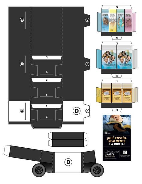 Folding and Assembly Instructions for Public Witnessing Cart - Topics - The World News Media Caleb Y Sophia, Pioneer School Gifts Jw, Cart Witnessing, Caleb And Sophia, Family Worship Night, Caleb Y Sofia, Jw Printables, Public Witnessing, Jw Convention Gifts