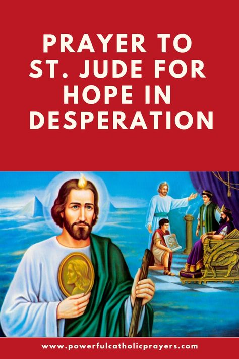 St. Jude Thaddeus is the patron Saint of lost and hopeless causes. St. Jude is the one many people turn to in times of great peril or problems that seem to have no solution. Many people have successfully experienced their prayers answered more often through his intercession. St. Jude Thaddeus was one of the 12 Apostles (Disciples) of Jesus Christ. His name, ‘Jude’ means ‘the giver of joy’, while his last name, ‘Thaddeus’, means ‘kind, amiable.’ Prayer To St Jude, St Jude Fabric, St Jude Bracelet, St Jude Prayer, Rosary Prayers, St. Jude, Novenas Catholic, Prayer For Help, Prayers Catholic