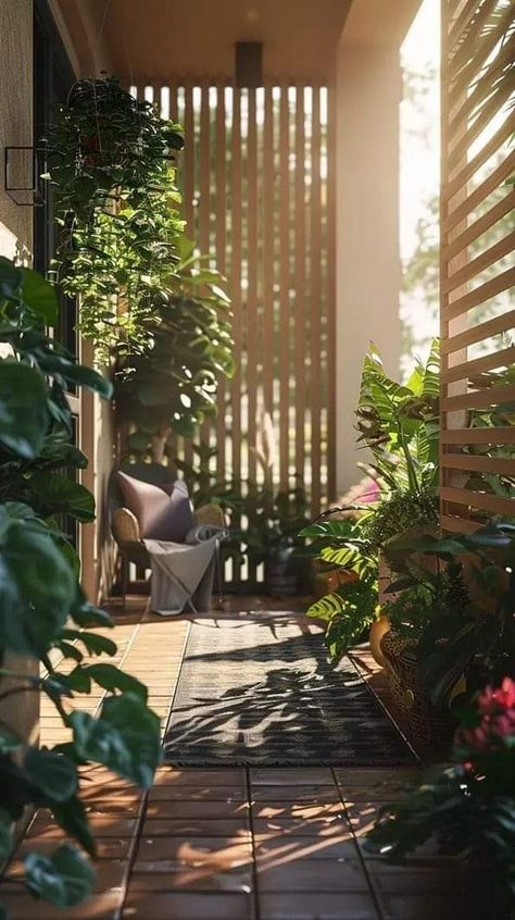 Open Balcony, Window Views, Balcony Garden Ideas, Modern Balcony, Small Balcony Design, Patio Inspiration, Vertical Gardens, Spring Summer Decor, Decks Backyard