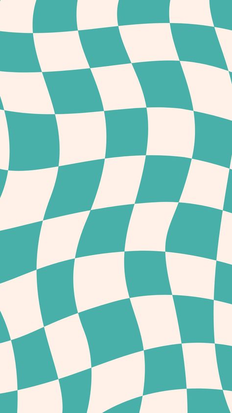 Teal Checkered Wallpaper, Turquoise Aesthetic, Checker Wallpaper, Iphone Wallpaper Music, Jelly Wallpaper, Cute Home Screens, Cute Summer Wallpapers, Cocoppa Wallpaper, Second Grade Teacher