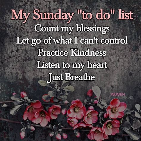 My Sunday "To Do" List Sunday To Do List, Blessed Sunday Quotes, Sunday Morning Quotes, Sunday Wishes, Sunday Images, Weekday Quotes, Layer Dip, Weekend Quotes, Blessed Sunday