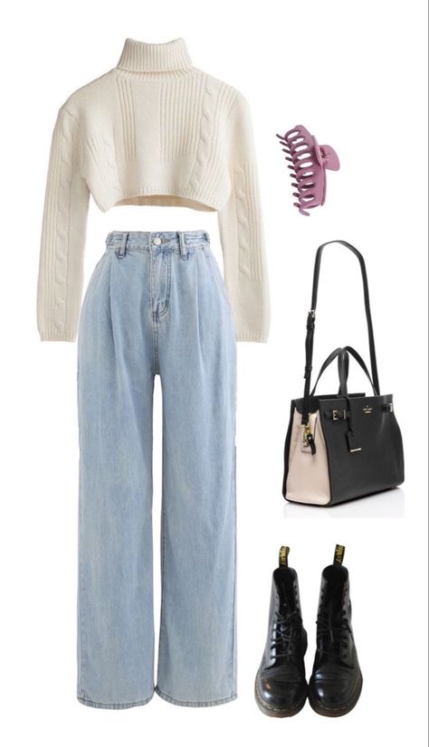 Casual College Outfits, Easy Trendy Outfits, Teenage Fashion Outfits, Kpop Outfits, Mode Inspiration, Casual Style Outfits, Lookbook Outfits, Teen Fashion Outfits, Style Outfits