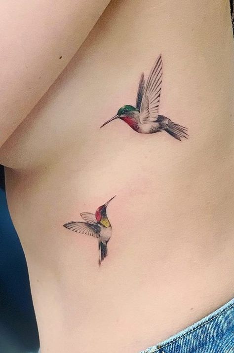 Tattoos Inspired By Books, Hummingbird Tattoo Black, Hummingbird Tattoos, Pair Tattoos, Small Hummingbird Tattoo, Bird Tattoos For Women, Remembrance Tattoos, Bird Tattoos, Western Vibes