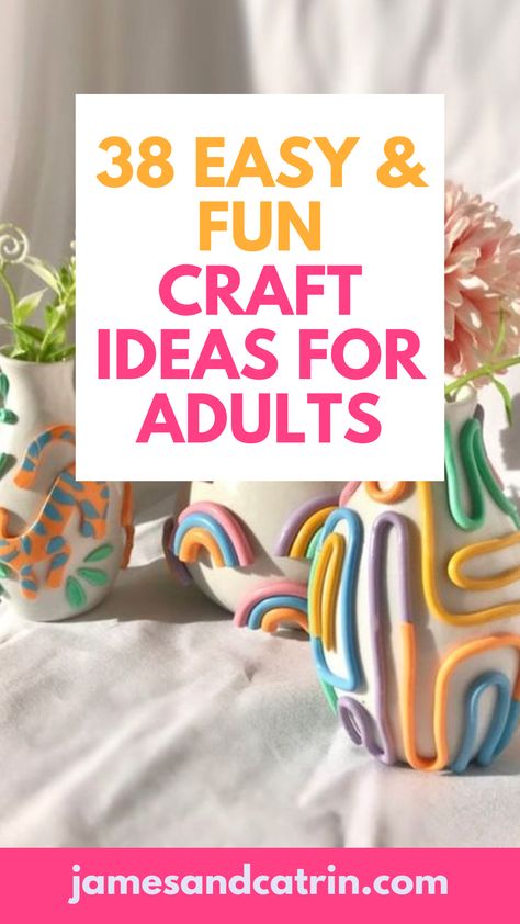 Discover fun, creative craft ideas for adults! Get inspired with easy DIY projects, art techniques and craft ideas. :art::scissors: Diy Note Board, Easy Crafts For Groups, Easy Group Art Projects For Adults, Simple Fun Crafts For Adults, Simple Crafting Ideas, Fun Art Activities For Adults, Diy Group Activities Adults, Art With Friends Diy Projects, Therapy Crafts For Adults