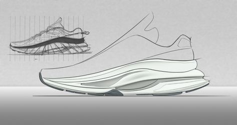 Shoes Concept Design, Sketch Shoes Design, Sneakers Concept Design, Carbon Plate Running Shoes, Sneaker Sketch Design, Footwear Sketches Design, Outsole Design Sketch, Shoe Design Sketches Sneakers, Shoes Design Sketches