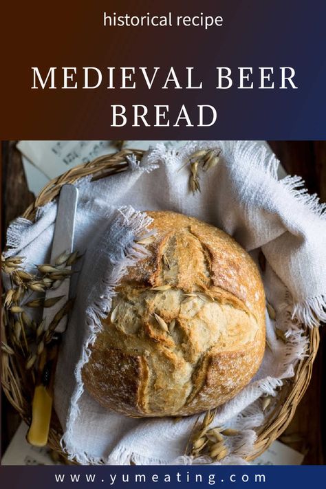 Medieval Bread Recipes, Yeast Beer Bread Recipe, Medieval Dinner Recipes, Viking Bread Recipe, Medieval Feast Recipes, Ancient Bread Recipe, Witcher Recipes, Viking Food Recipes, Medieval Food Recipes