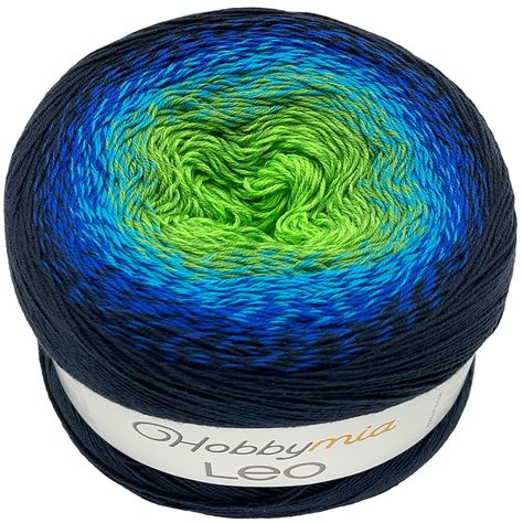 PRICES MAY VARY. ✅ PRODUCT INFO: Weight: 250gr / 8.81oz Estimated Length: 1000m / 1094yds Yarn Type(Thickness): S.Fine (1) Yarn Details: 55% Cotton & 45% Polyacrylic 🌈 COLOR FAMILY INFO: Midnight Blue, Navy Blue, Ice Blue, Forest, Lime (Multicolor) ✔️ RECOMMENDATIONS: Needles: 2.5mm (US 2) Hooks: 3mm (US C-2) ✔️ RECOMMENDATIONS: Washing: Max. 40 centigrade / 104 fahrenheit. Drying: Do not use a dryer & spread dry on a flat area. Iron: Iron at a maximum of 110 degrees Celsius (gentle heat). It c Leo Cake, Gradient Yarns, 1 Cake, Yarn Cake, Textured Yarn, Blue Forest, Sport Weight Yarn, Blue Ice, Yarn Projects