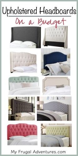 10 Budget Friendly Upholstered Headboards- looking to freshen up a bedroom?  This will do the trick! Fabric Headboards, Bed Fabric, Upholstered Headboards, Fabric Headboard, Buy Bed, Queen Headboard, Guest Bed, Diy Bed, Upholstered Headboard