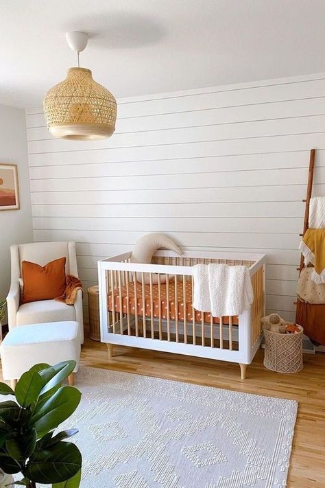 Terracotta: The New Gender Neutral Color - Project Nursery Terracotta Crib Bedding, Nursery Ideas Terracotta, Terra Cotta Nursery Color Schemes, Terracotta Nursery Girl, Timeless Nursery Gender Neutral, Nursery Burnt Orange, Skater Nursery, Terra Cotta Nursery, Neutral Color Nursery