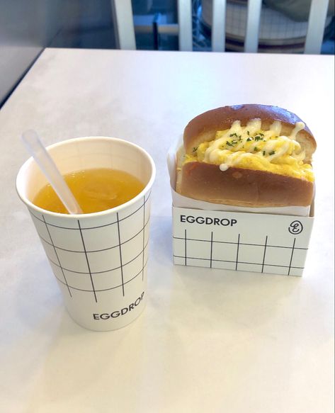 egg drop mango juice and egg toast sandwich✨ located in seoul, south korea Egg Toast Sandwich, Egg Drop Sandwich, Toast Sandwich, Egg Drop, Egg Toast, Mango Juice, Instagram Frame Template, Food Inspo, Instagram Frame