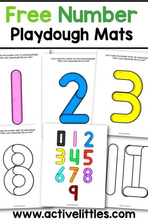 free number playdough mats Playdoh Mats Free, Play Doh Mats Free Printables, Play Doh Numbers, Playdough Numbers, Playdough Number Mats, Play Doh Mats, Fun For Toddlers, Playdoh Mats, Free Printable Numbers