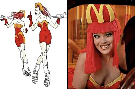 Mcdonalds Costume, Aquaman Cosplay, Working At Mcdonalds, Textiles Sketchbook, Lady Madonna, The Fifth Element, The Hallow, Fifth Element, Halloween Costumes Makeup