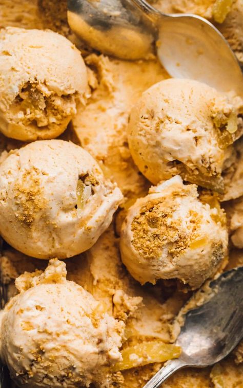 Pumpkin Pie Ice Cream Recipe, Fall Ice Cream, Pumpkin Ice Cream Recipe, Sugar Free Pumpkin Pie, Ice Cream Recipes Machine, Pumpkin Pie Ice Cream, Pie Ice Cream, Keto Pumpkin Pie, Healthy Pumpkin Pies