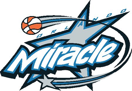 Orlando Miracle Primary Logo (1999-2002) - MIracle written in front of silver star with streaking basketball Wnba Women, Baylor Basketball, Logo Basketball, Chicano Art Tattoos, Basketball Socks, Basketball Leagues, Virtual Museum, Sports Logos, Chicano Art