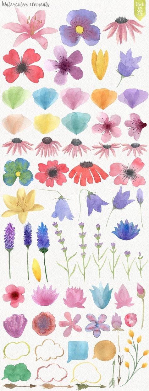 Akvarel Illustration, Forest Watercolor, Garden Watercolor, Watercolor Paintings For Beginners, Watercolor Paintings Easy, Seni Cat Air, Watercolor Flower Art, Watercolor Painting Techniques, 수채화 그림