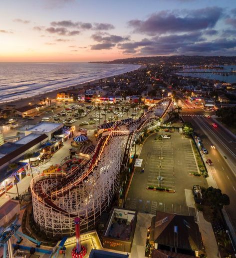 Belmont Park Belmont Park San Diego Photography, Belmont Park San Diego, Mission Beach San Diego, Santa Cruz Beach Boardwalk, Cali Vibes, Board Walk, California Life, Belmont Park, California Trip