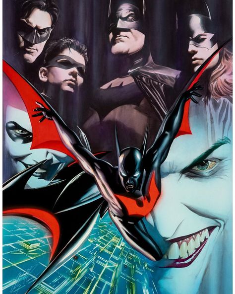 Alex Ross on Instagram: “#batmanbeyond #art #dc #batman #dccomics #popart #pop #monday @mercurycomics @comicbookpros” Future Batman, The Batman Movie, Der Joker, Bob Kane, Univers Dc, Batman Artwork, Alex Ross, Arte Dc Comics, Batman Beyond