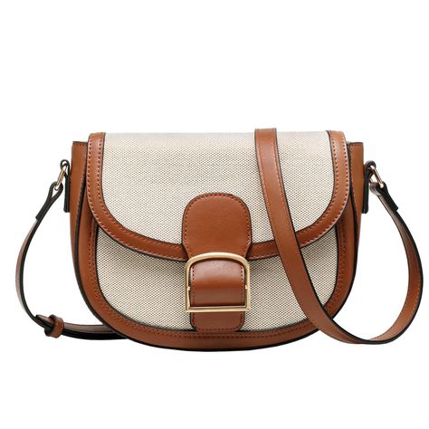 PRICES MAY VARY. HIGH-QUALITY MATERIAL:This women's crossbody bag is made of high-quality heavy duty vegan leather and features golden hardware metal-decorated flaps, ensuring durability and elegance. The magnetic buckle closure ensures convenience and safety when wearing this crossbody shoulder bag. COMPACT SIZE:Dimensions: 23x6.5x18cm/9x2.6x7.1inches. Weight: 0.45kg. Capacity: 2.7L. The shoulder strap for this purse bag is 102-115cm / 40.6-45.3inches. This small crossbody bag is classic and fa Vegan Leather Crossbody Bag, Medium Size Crossbody Purse, Fall Purses 2024, Must Have Bags For Women, Saddle Purse, Crossbody Bag Outfit, Purse Trends, Everyday Purse, Best Purses