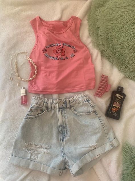 Preppy Outfits Shorts, Summer Outfits Australia, Hawaiian Outfit Ideas, Cosy Outfit, Outfit Inspo Summer, Outfits Verano, Summer Fits, Cute Everyday Outfits, Really Cute Outfits