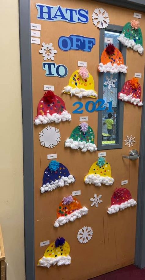 TeachersMag.com Preschool December Door Ideas, Infant Door Decorations Classroom Winter, January Decorations Classroom, Winter Theme Doors For Preschool, December Preschool Door Ideas, Winter Theme Classroom Door Ideas, Christmas Door Decorations Classroom Preschool, January Daycare Door Ideas, Winter Classroom Door Decoration Ideas