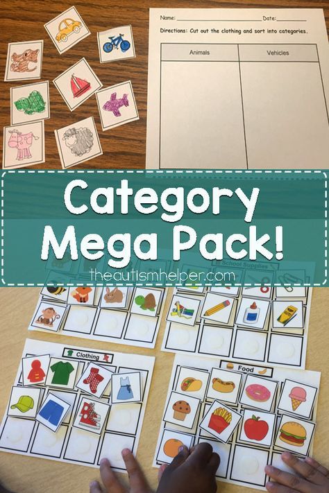 Category Activities Speech Therapy, Categorization Activities Speech Therapy, Category Sorting Free Printable, Categories Speech Therapy, Aba Therapy Activities, Speech Language Activities, Slp Activities, Behaviour Management, Speech Therapy Materials