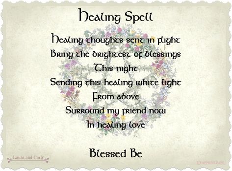 For anyone in need of some healing, or as a quick incantation for a friend. Health Spell, Healing Spell, Spelling Online, Real Love Spells, Witchcraft Spells For Beginners, Spells For Beginners, Healing Thoughts, Easy Spells, Wiccan Magic