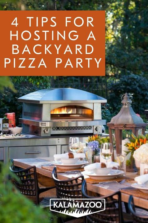 It’s fair to say that pretty much everyone enjoys a good old fashioned pizza party! It is the perfect excuse to gather your friends and family and celebrate the warmer weather. We have come up with a few key tips to ensure your party is successful and hassle free. Outdoor Pizza Party, Backyard Pizza Party, Backyard Pizza Oven, Pizza Oven Recipes, Luxury Outdoor Kitchen, Modern Outdoor Kitchen, Cooking Pizza, Meat Free Recipes, Grilled Pizza