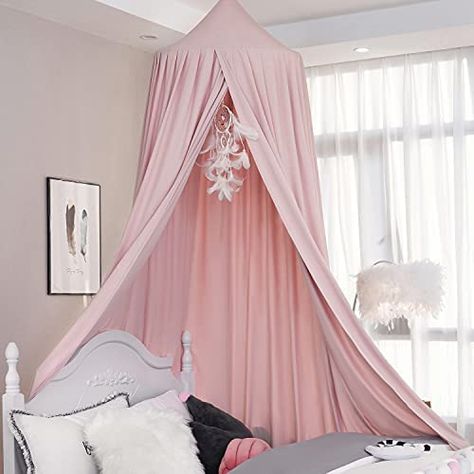 Amazon.com: Princess Bed Canopy for Girls Kids Baby Bed, Prince Round Dome Canopy for Children Room Indoor Outdoor Castle Play Tent Hanging House Decoration Reading Nook Pink Bed Canopy, Pink Canopy, Girls Bed Canopy, Kids Bed Canopy, Princess Canopy Bed, Baby Tent, Nursery Canopy, Kids Canopy, Baby Canopy